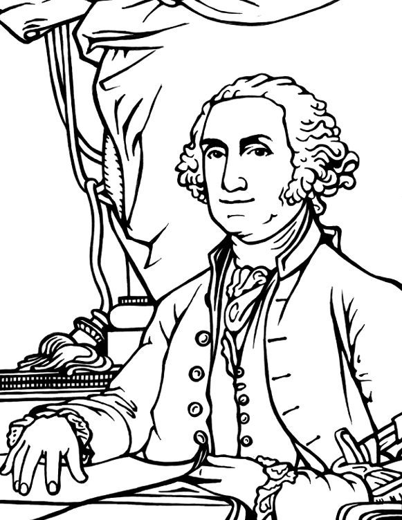 194 George Washington Coloring Pages Printable 79