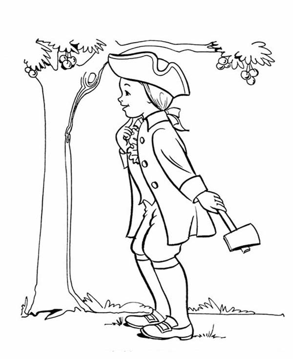 194 George Washington Coloring Pages Printable 82