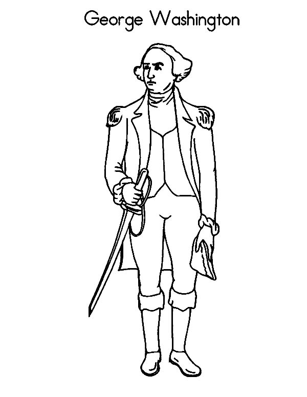 194 George Washington Coloring Pages Printable 88