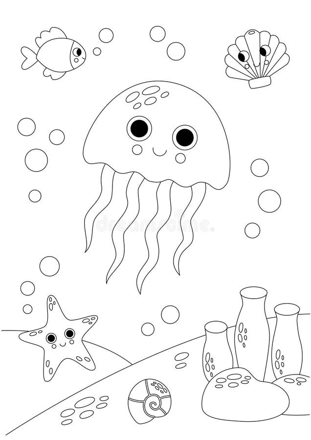 195 Jellyfish Coloring Page Designs: Underwater Beauty in Color 105