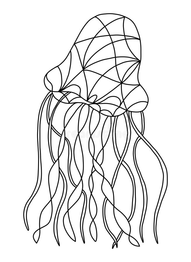 195 Jellyfish Coloring Page Designs: Underwater Beauty in Color 107