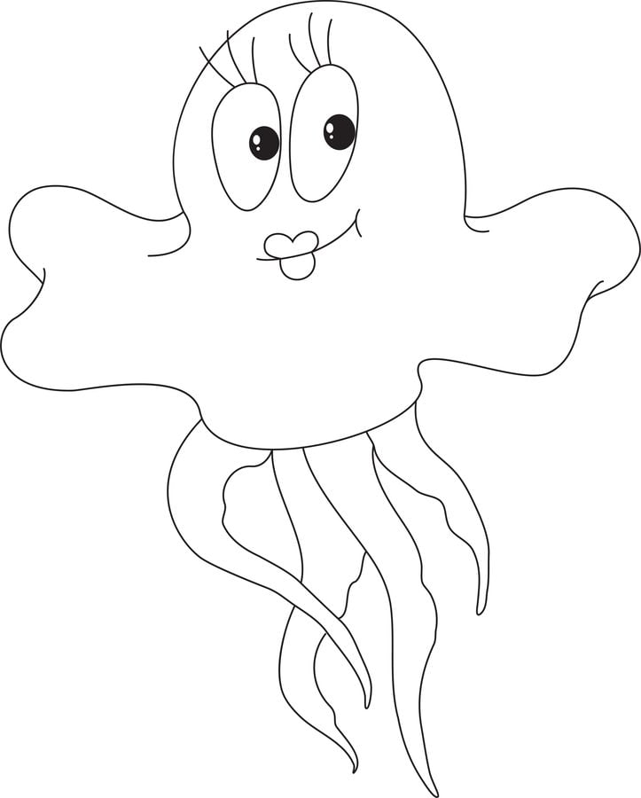 195 Jellyfish Coloring Page Designs: Underwater Beauty in Color 119