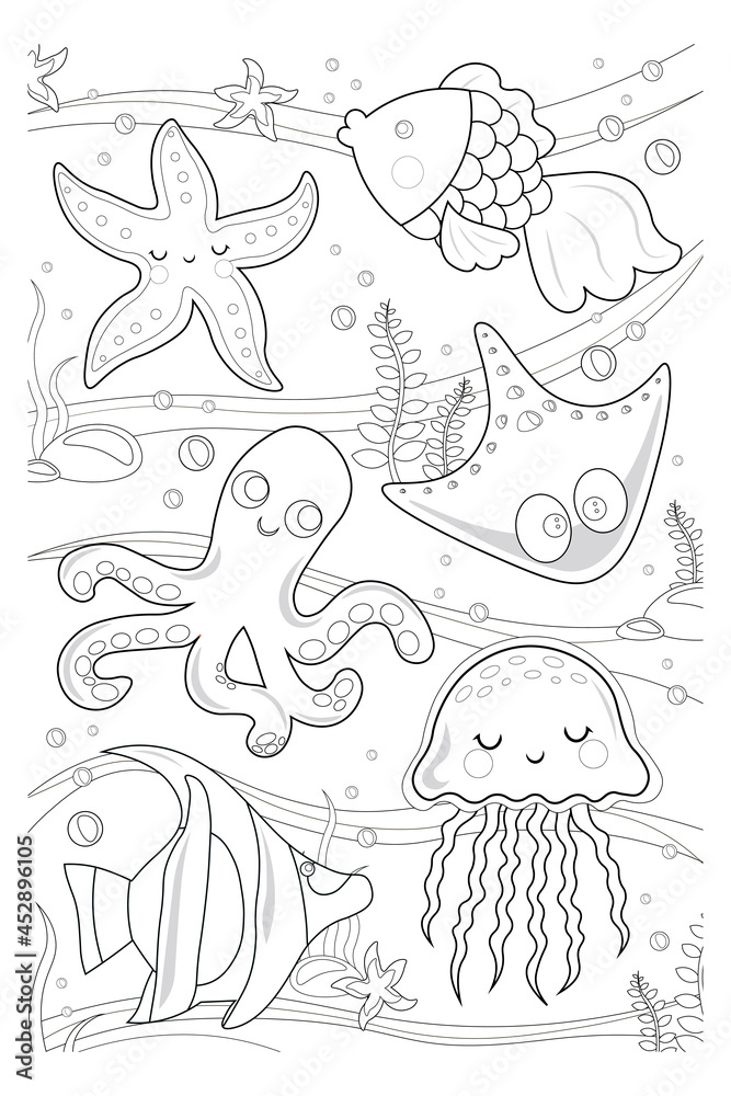 195 Jellyfish Coloring Page Designs: Underwater Beauty in Color 120