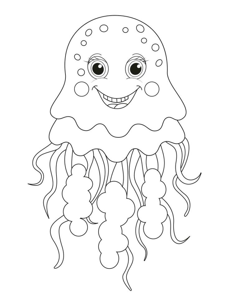 195 Jellyfish Coloring Page Designs: Underwater Beauty in Color 127