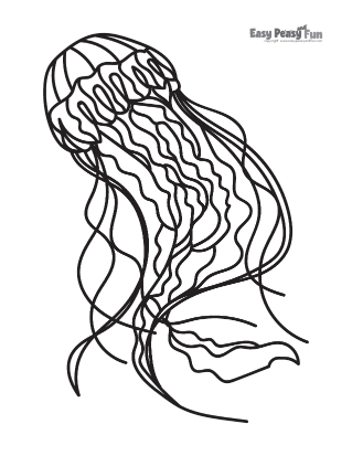 195 Jellyfish Coloring Page Designs: Underwater Beauty in Color 16