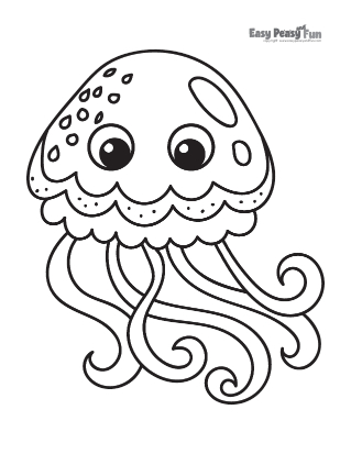 195 Jellyfish Coloring Page Designs: Underwater Beauty in Color 17