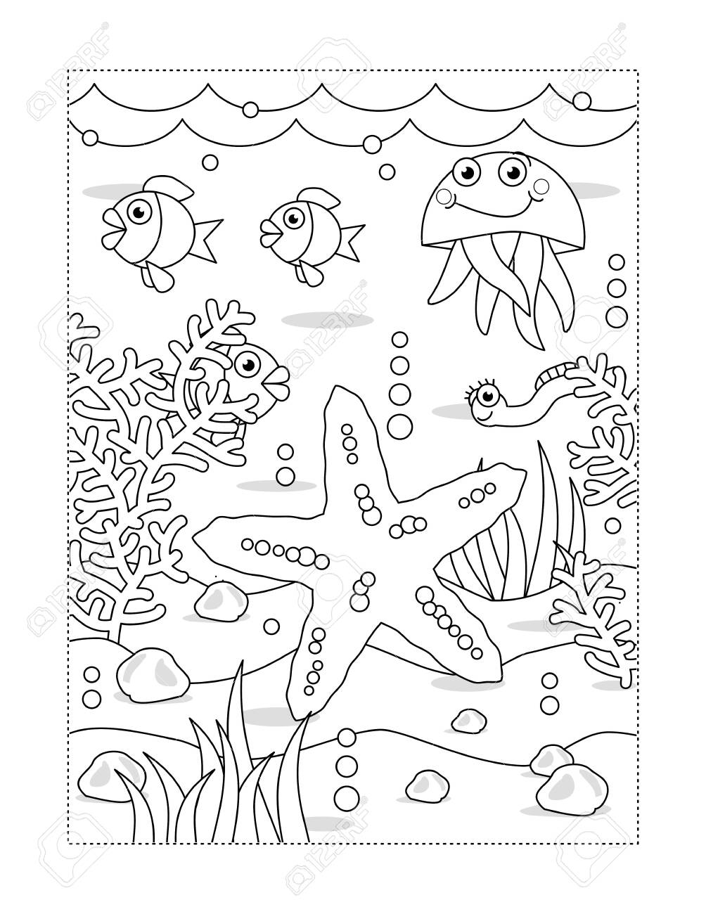 195 Jellyfish Coloring Page Designs: Underwater Beauty in Color 171