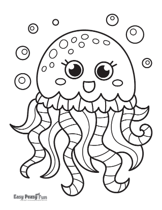 195 Jellyfish Coloring Page Designs: Underwater Beauty in Color 18