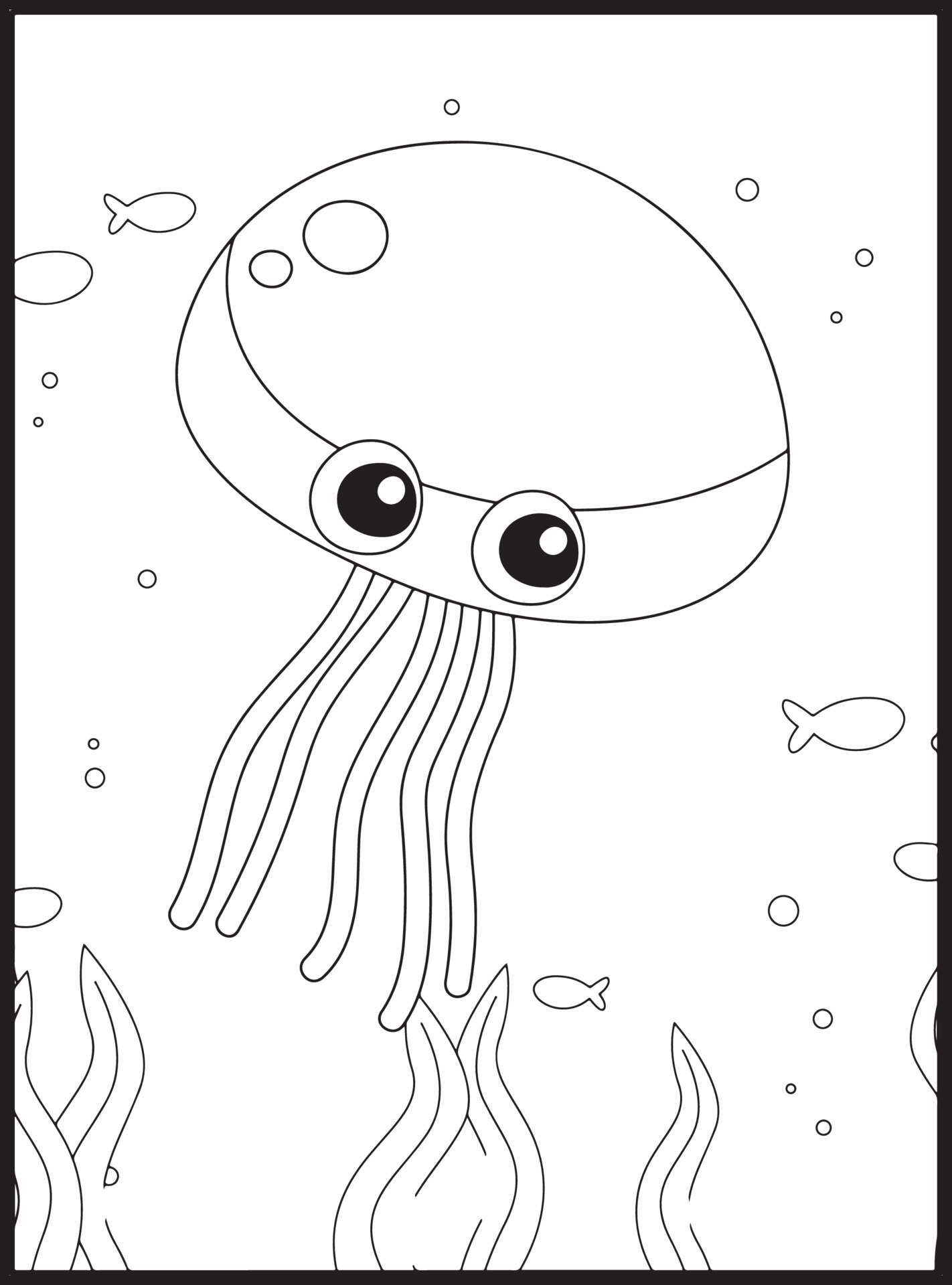 195 Jellyfish Coloring Page Designs: Underwater Beauty in Color 184