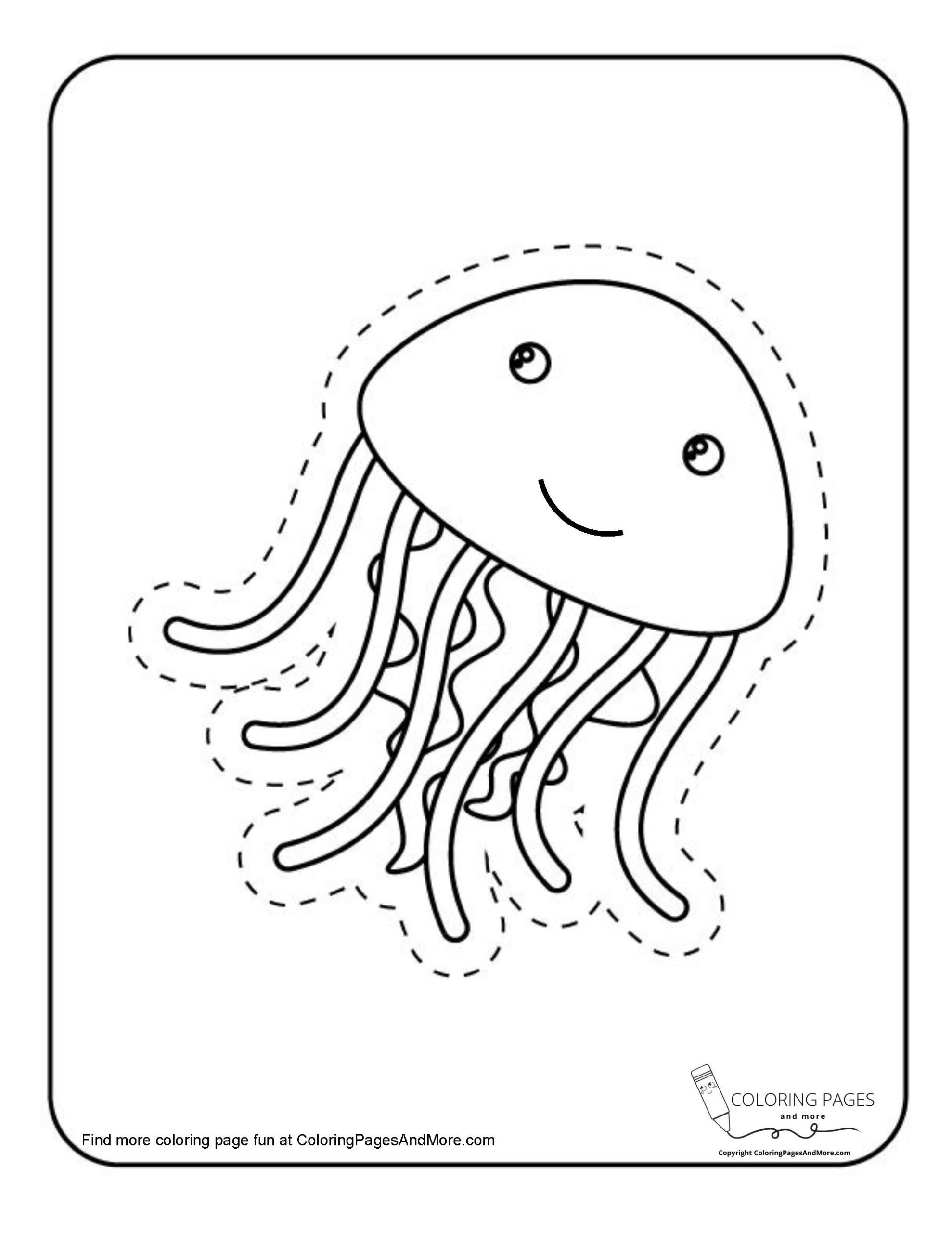 195 Jellyfish Coloring Page Designs: Underwater Beauty in Color 188