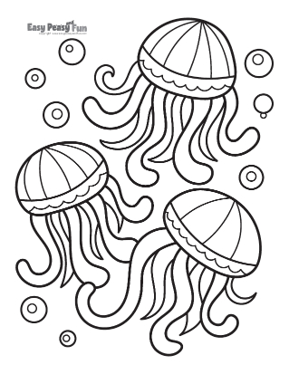 195 Jellyfish Coloring Page Designs: Underwater Beauty in Color 19