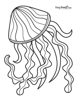 195 Jellyfish Coloring Page Designs: Underwater Beauty in Color 20