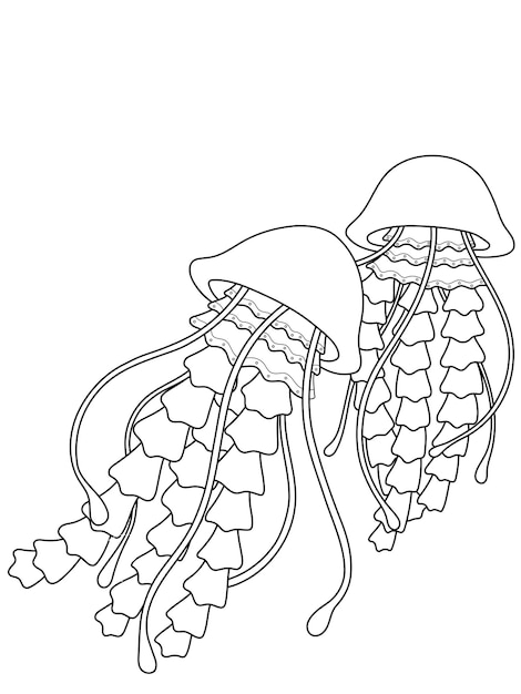 195 Jellyfish Coloring Page Designs: Underwater Beauty in Color 53