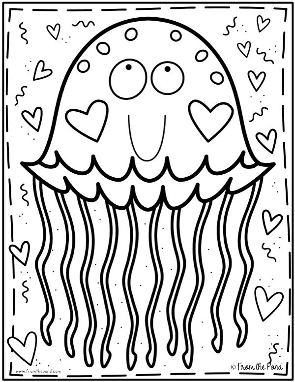 195 Jellyfish Coloring Page Designs: Underwater Beauty in Color 80