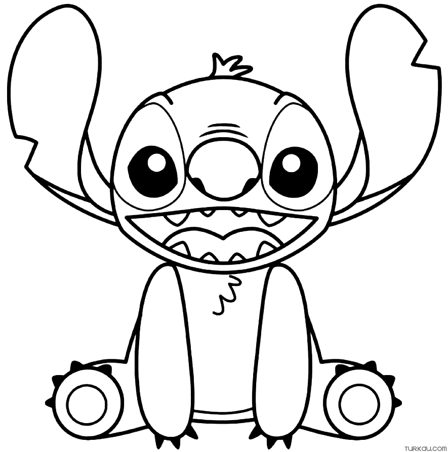 200+ Stitch Coloring Bookmark Printable 162