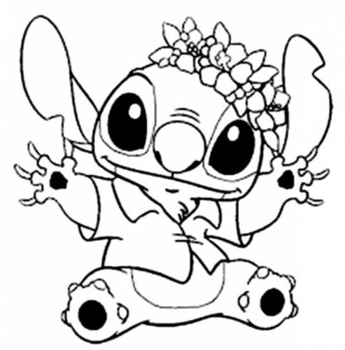 200+ Stitch Coloring Bookmark Printable 38