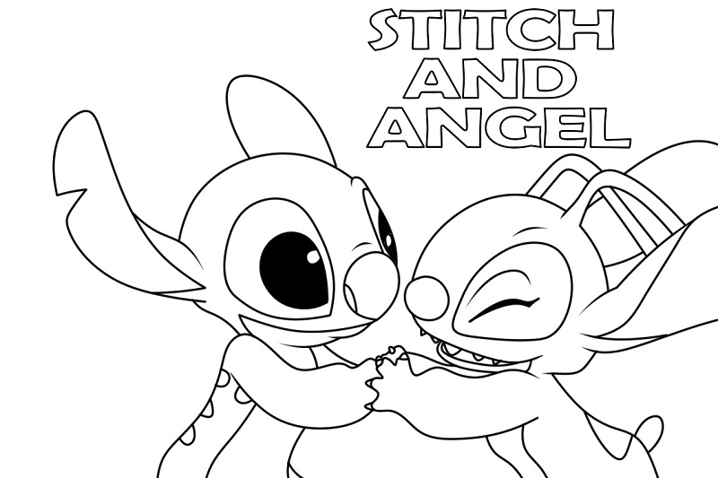 200+ Stitch Coloring Bookmark Printable 92