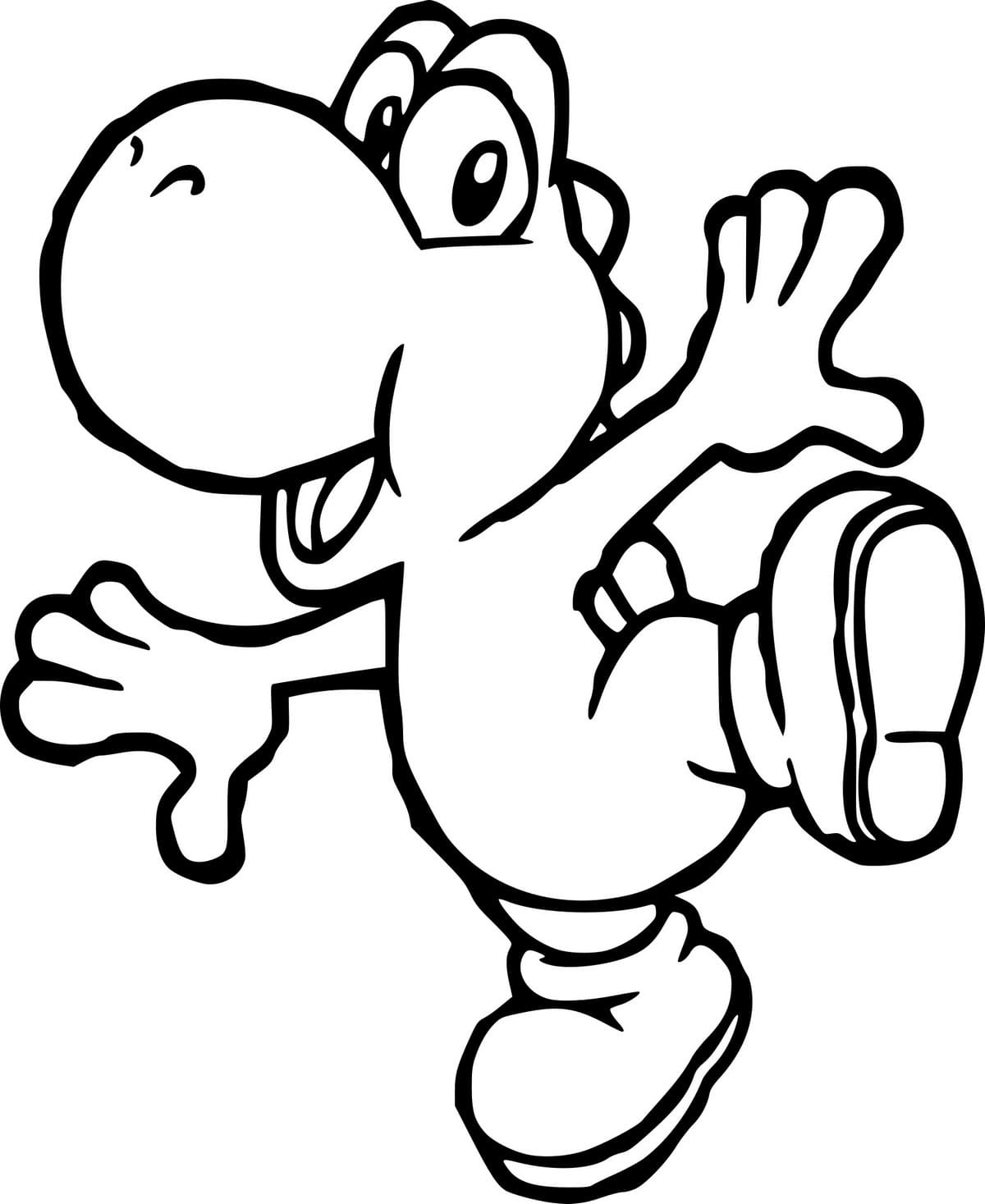 69 Yoshi Coloring Pages 18