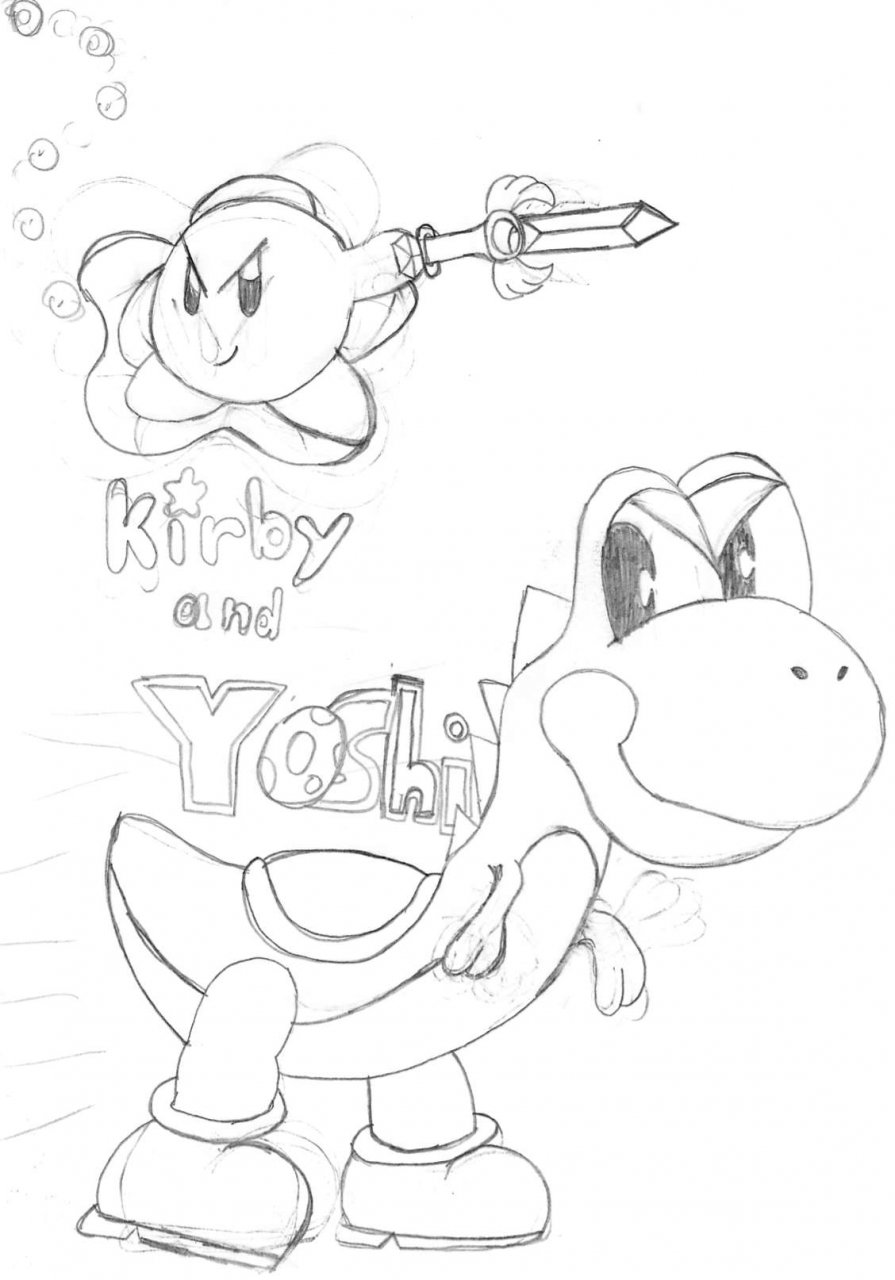 69 Yoshi Coloring Pages 33