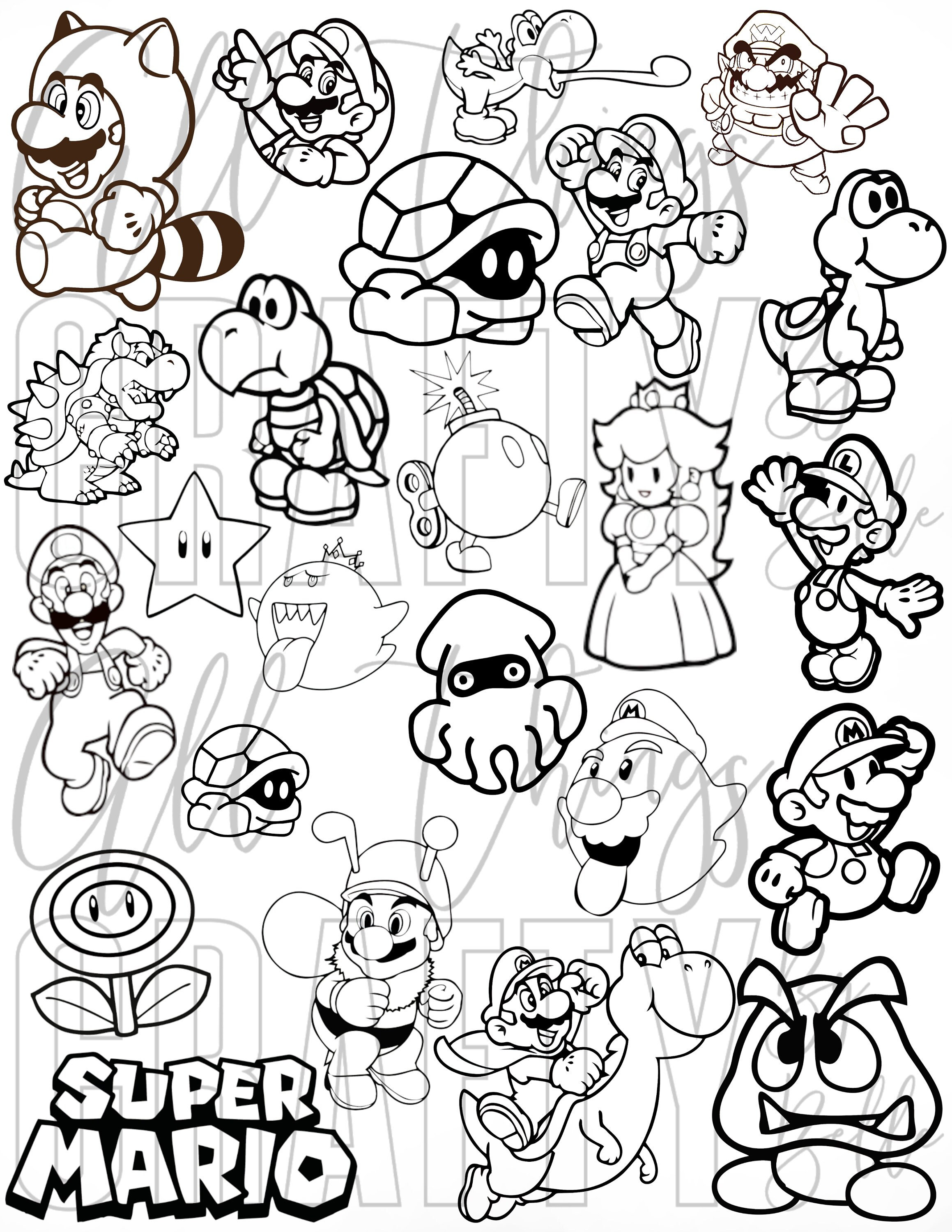 69 Yoshi Coloring Pages 43