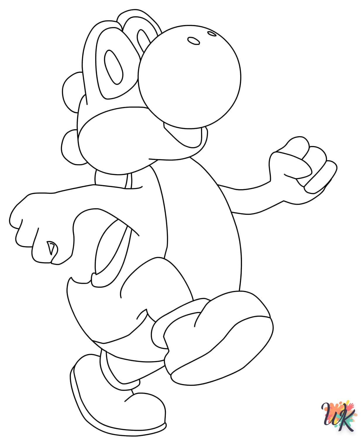 69 Yoshi Coloring Pages 52