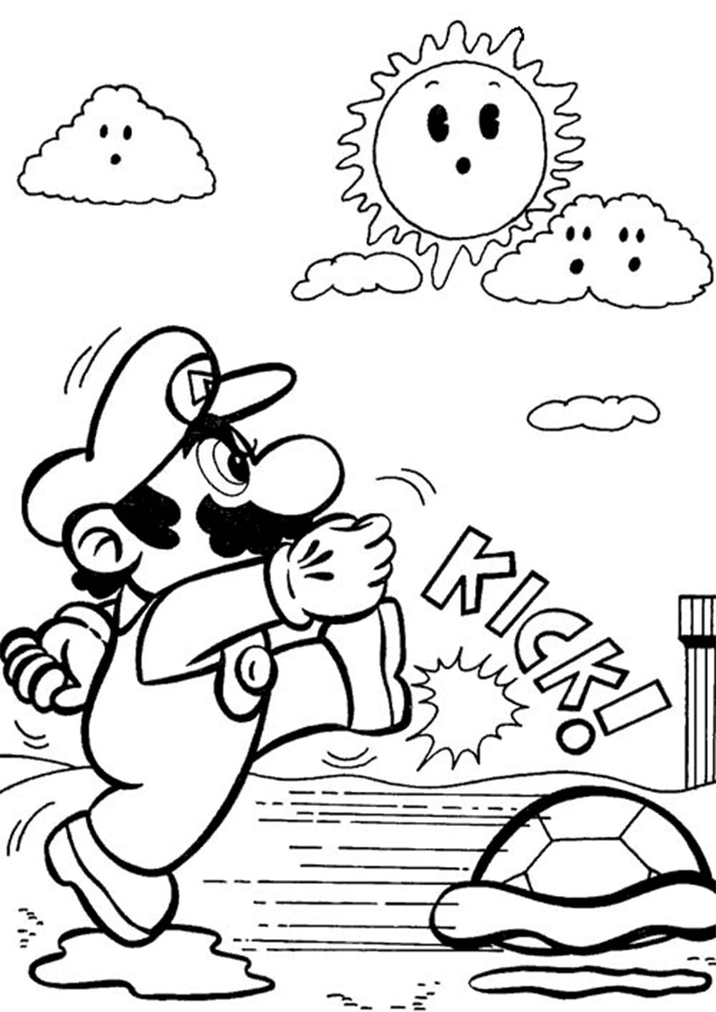 69 Yoshi Coloring Pages 56