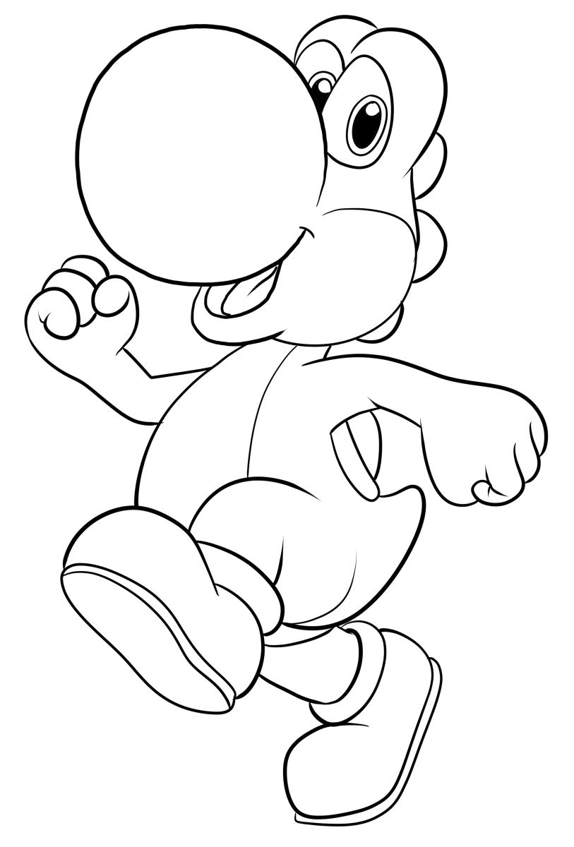 69 Yoshi Coloring Pages 61