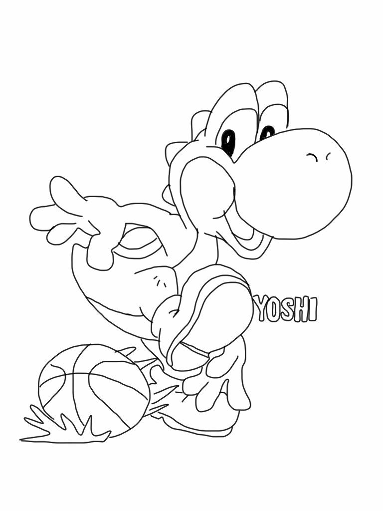 69 Yoshi Coloring Pages 8