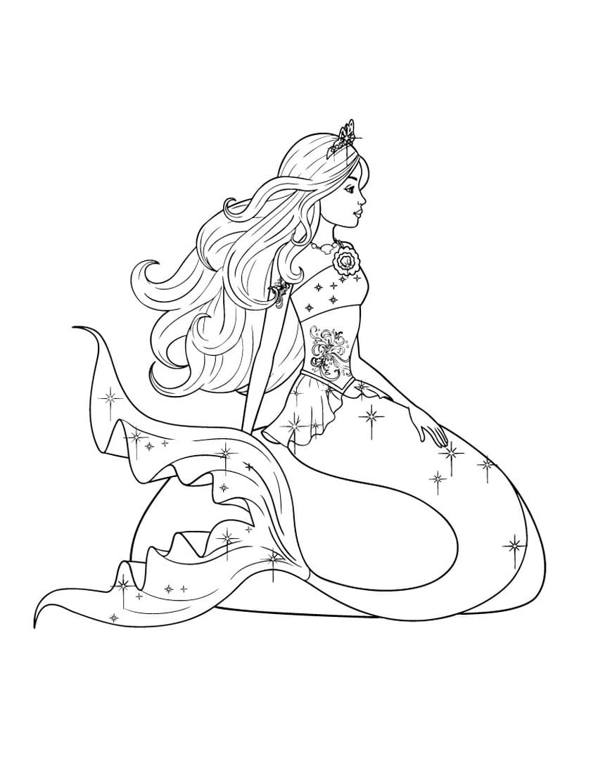 80+ Cute Barbie Coloring Pages Printable 40