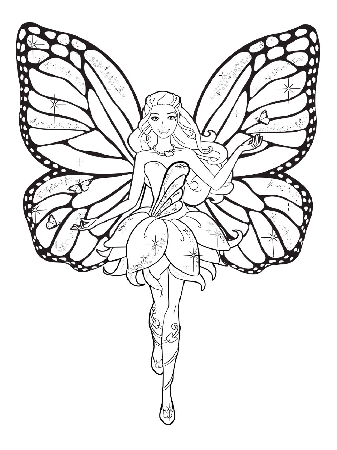 80+ Cute Barbie Coloring Pages Printable 46