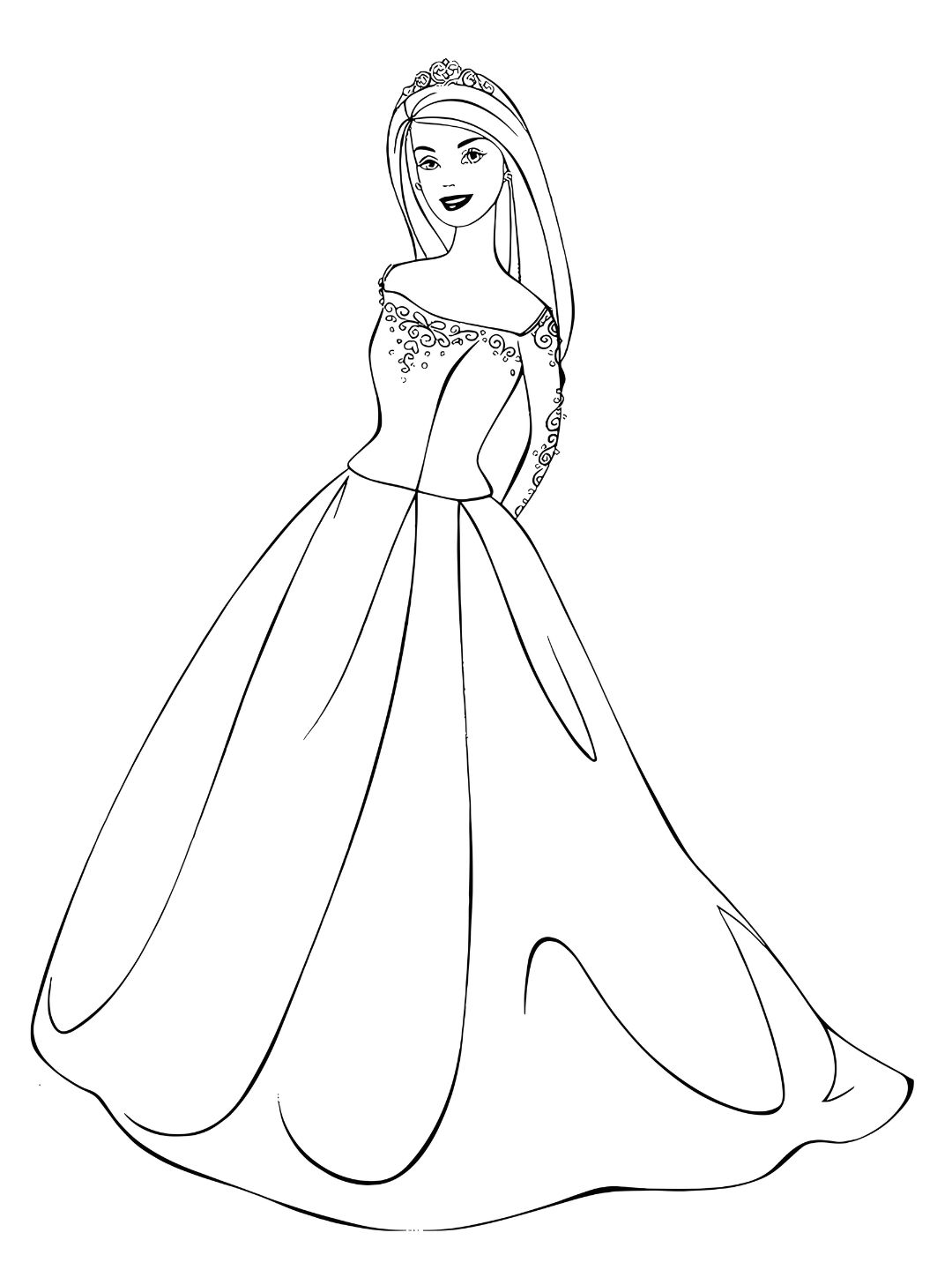 80+ Cute Barbie Coloring Pages Printable 47