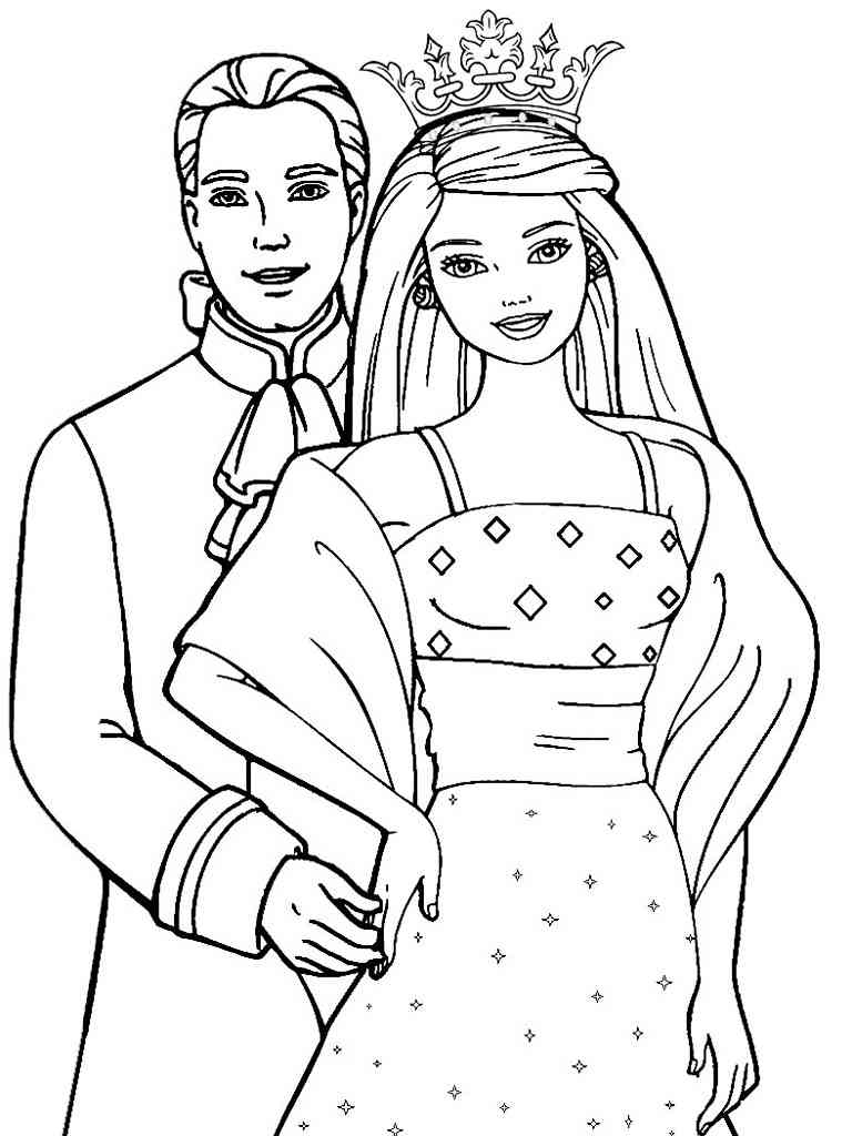 80+ Cute Barbie Coloring Pages Printable 5