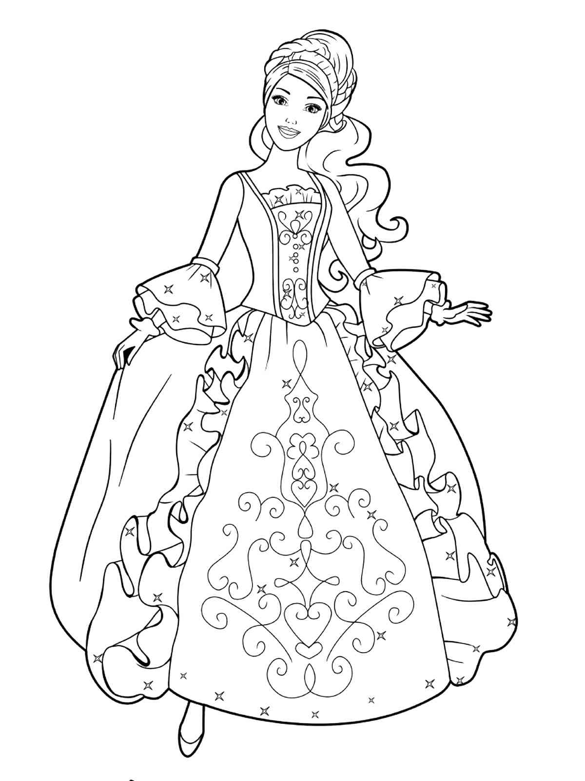 80+ Cute Barbie Coloring Pages Printable 51