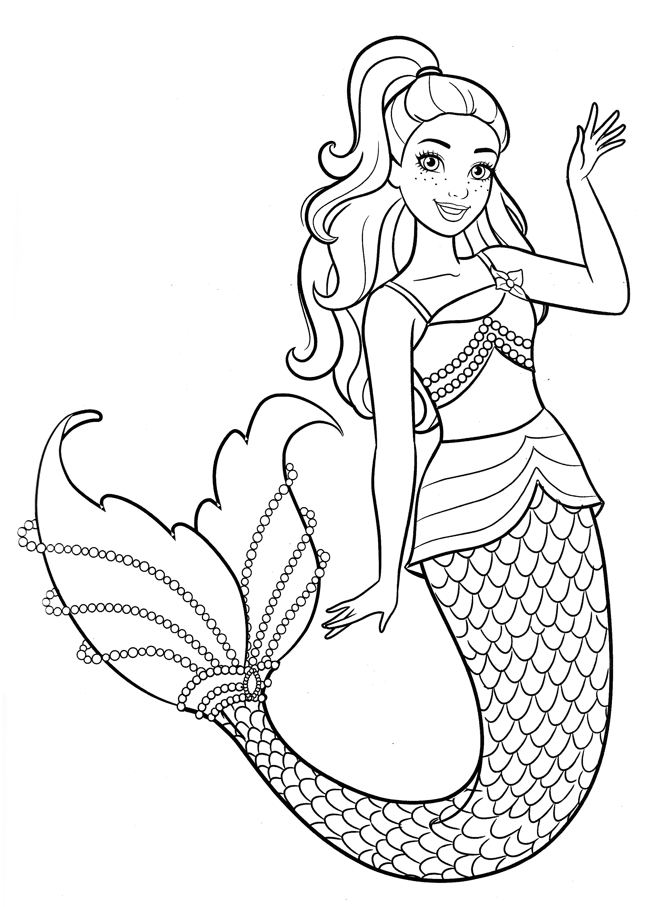 80+ Cute Barbie Coloring Pages Printable 81