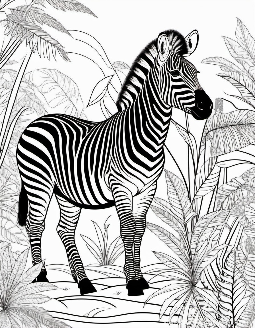 99 Tropical Paradise Coloring Pages Free Printable 12