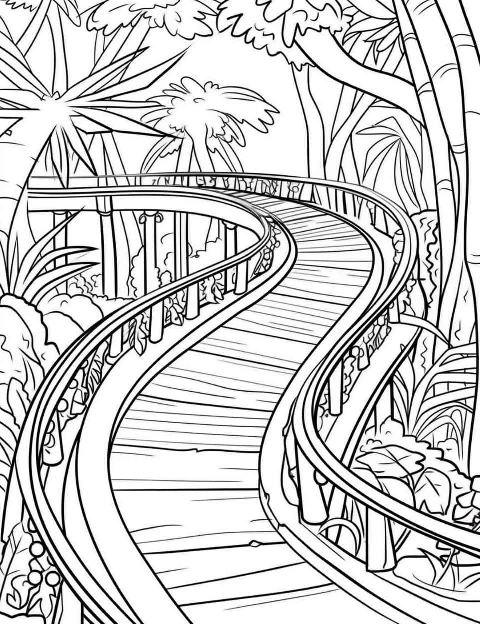 99 Tropical Paradise Coloring Pages Free Printable 28