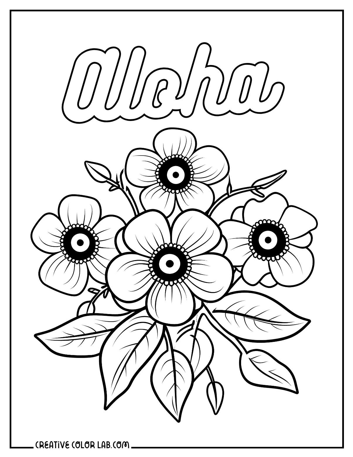 99 Tropical Paradise Coloring Pages Free Printable 37