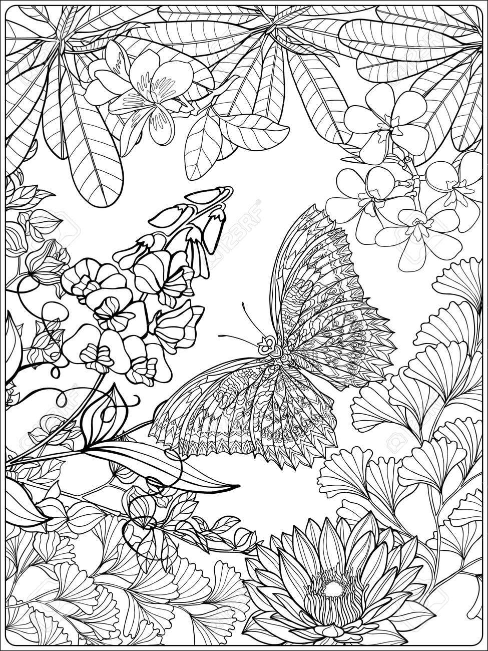 99 Tropical Paradise Coloring Pages Free Printable 53