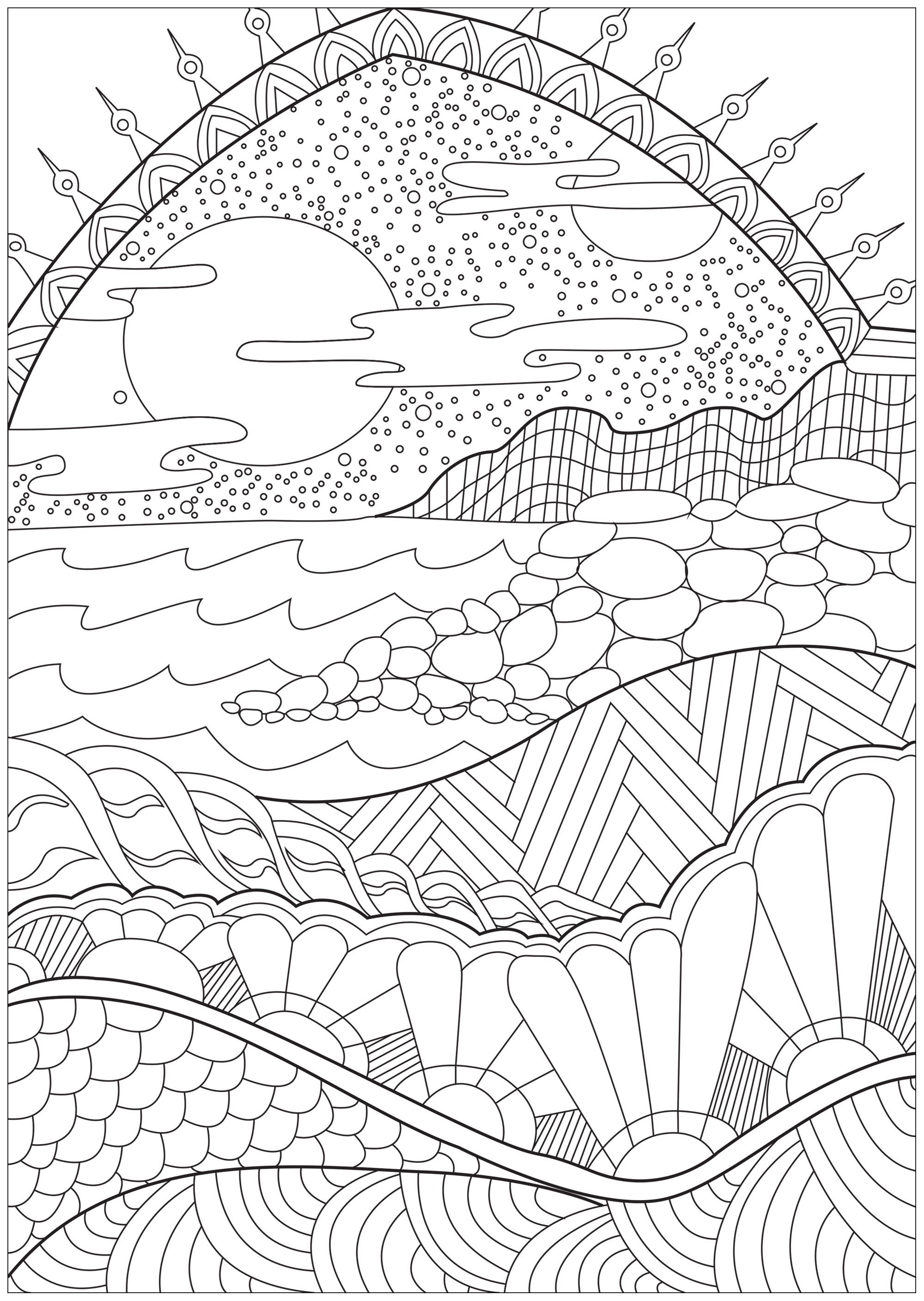 99 Tropical Paradise Coloring Pages Free Printable 83