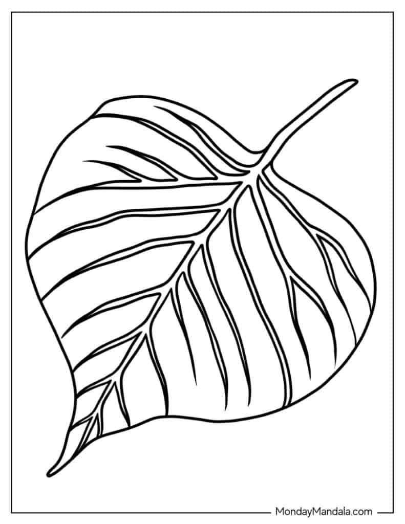 99 Tropical Paradise Coloring Pages Free Printable 93