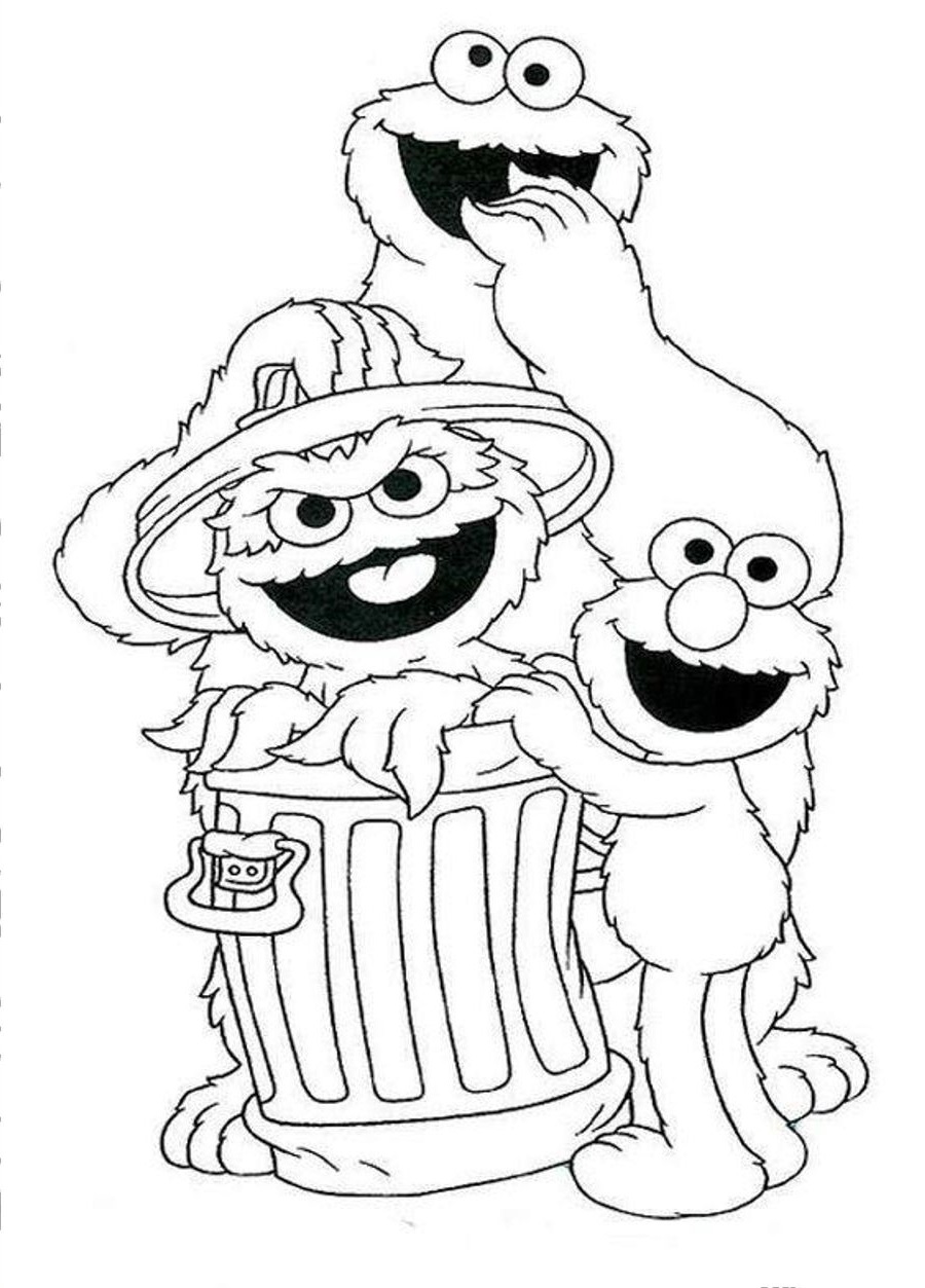 100 Printable Sesame Street Coloring Pages for Kids 1