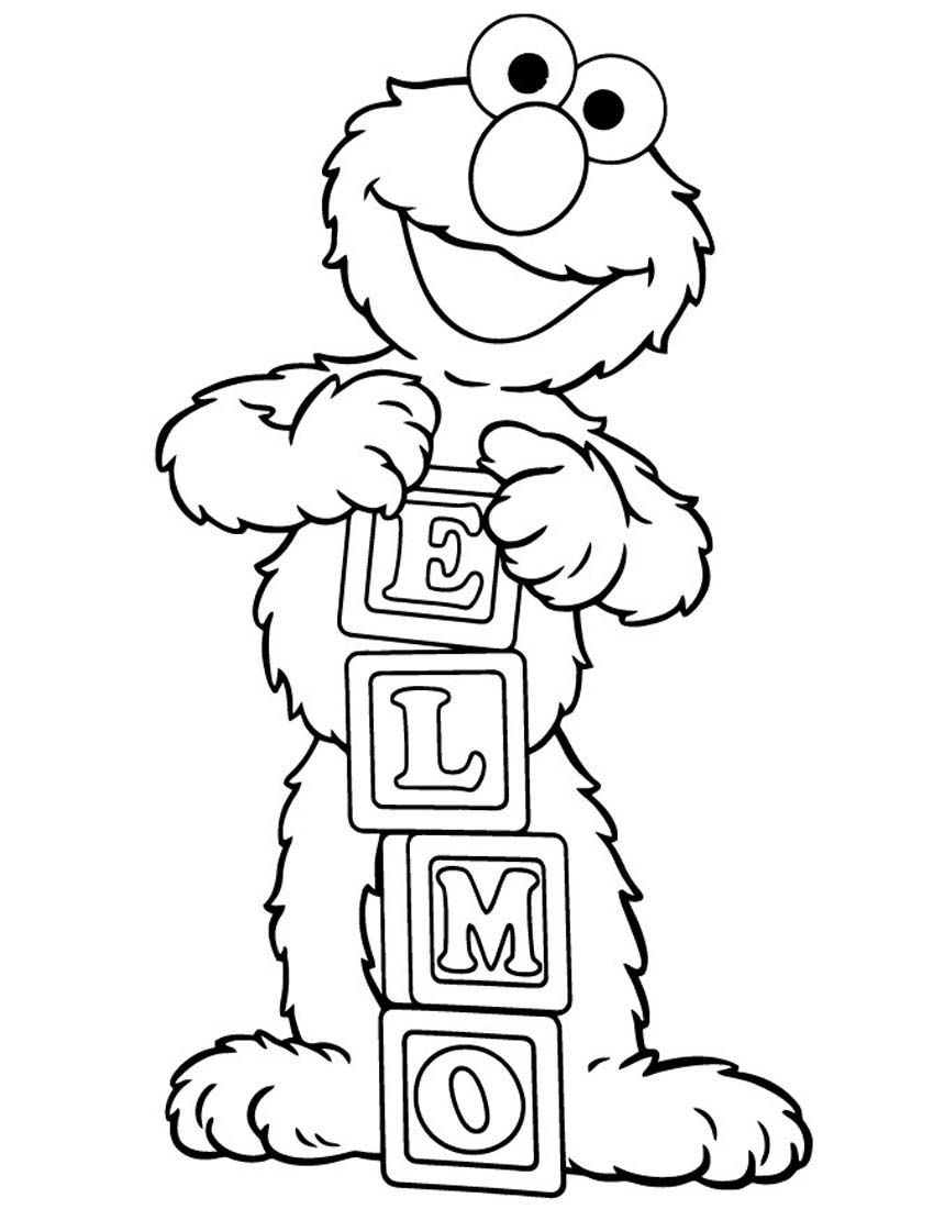 100 Printable Sesame Street Coloring Pages for Kids 11