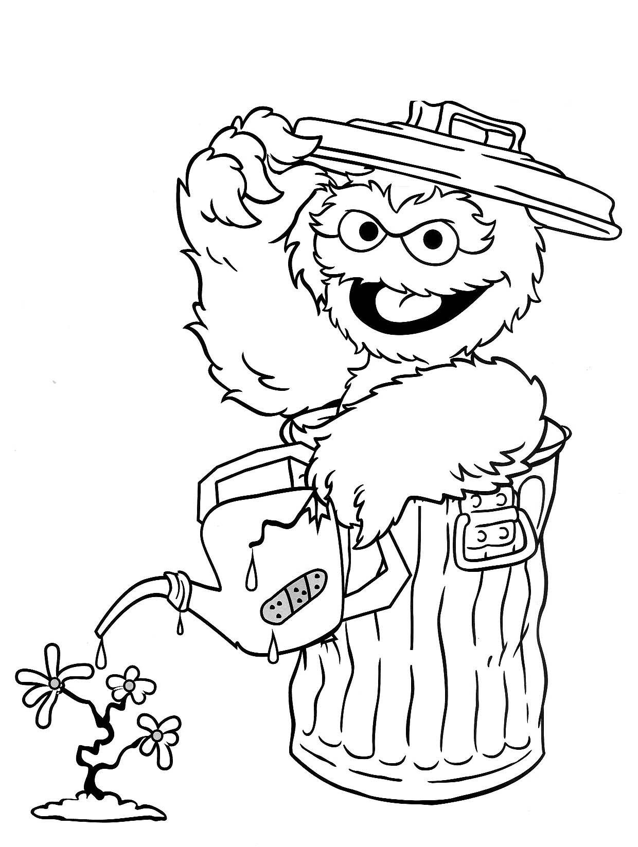 100 Printable Sesame Street Coloring Pages for Kids 15