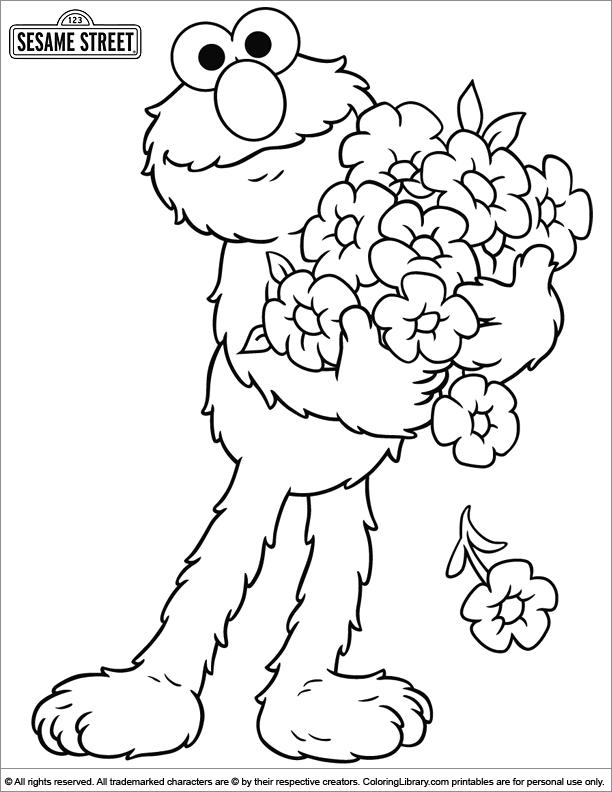 100 Printable Sesame Street Coloring Pages for Kids 19