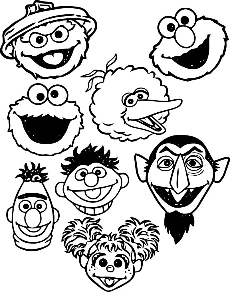 100 Printable Sesame Street Coloring Pages for Kids 23