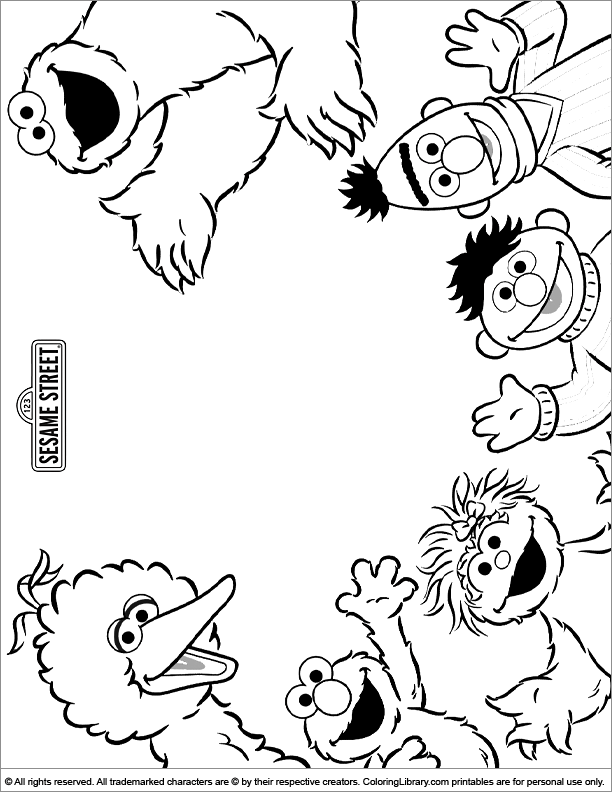 100 Printable Sesame Street Coloring Pages for Kids 26