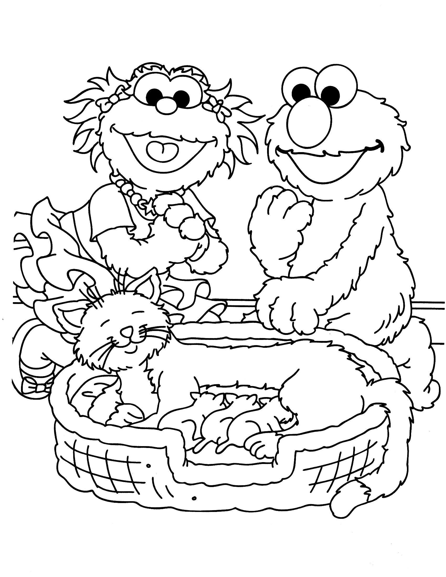 100 Printable Sesame Street Coloring Pages for Kids 31