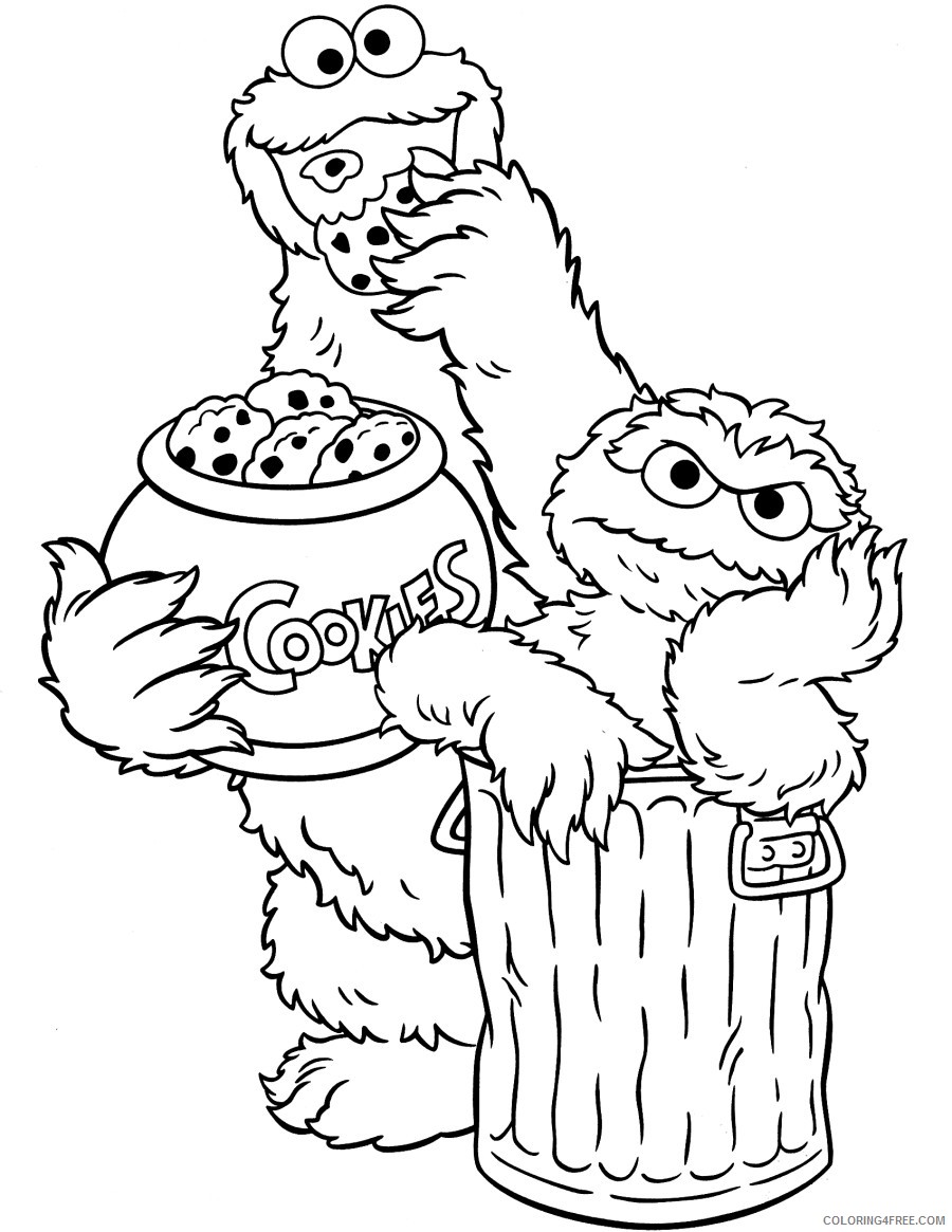 100 Printable Sesame Street Coloring Pages for Kids 34