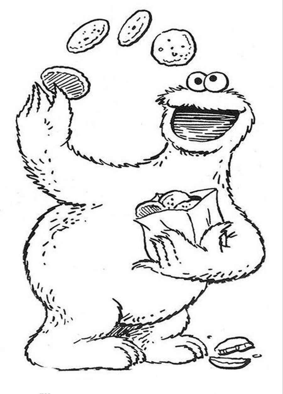 100 Printable Sesame Street Coloring Pages for Kids 4