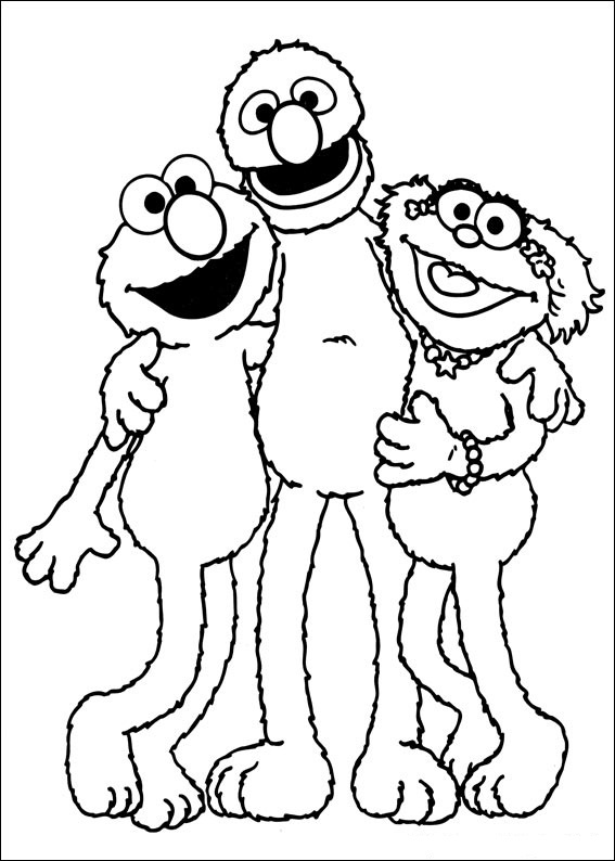 100 Printable Sesame Street Coloring Pages for Kids 40